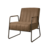 Santo Fauteuil - Fabric Miami 005 Brownframe: Vintage Finishing