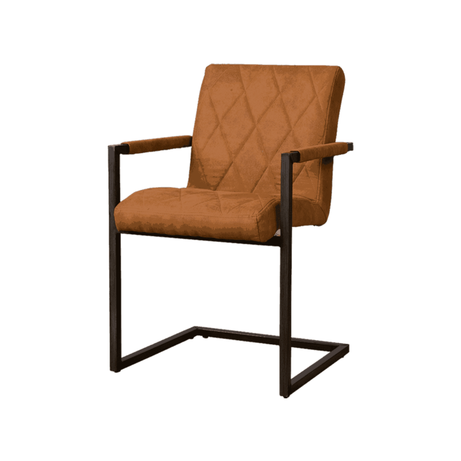 Lomba Eetkamerstoel - Fabric Houston 215 Cognacframe: Vintage Finishing