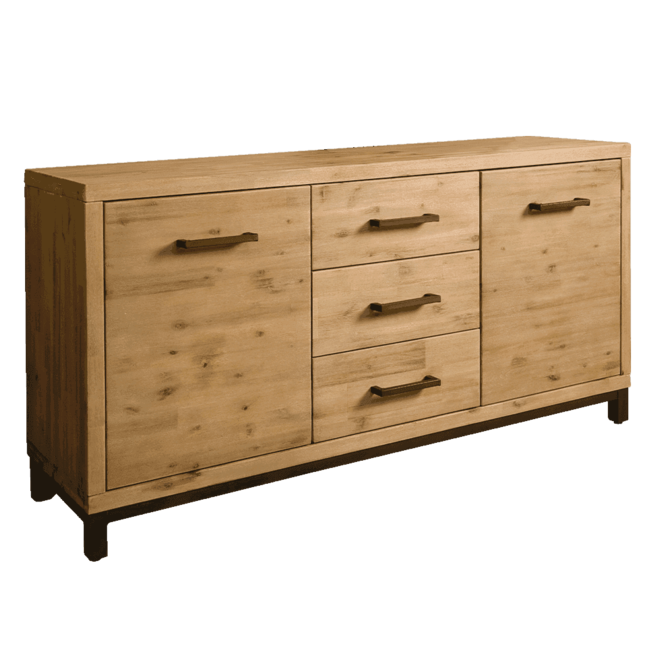 Dressoir Trego met 2 Deuren en 3 Lades ↕82cm ↔162cm