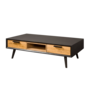 Bresso - Coffeetable 4 Drws. + Niche - 140dark Oak - Natural Oak