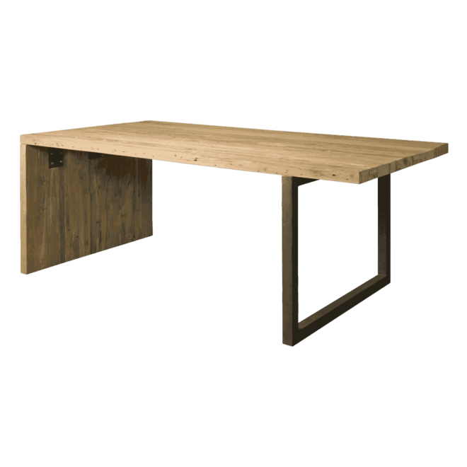 Lucca - Dining Table 260x100c 170 Recycled Teak -natural Metal Frame