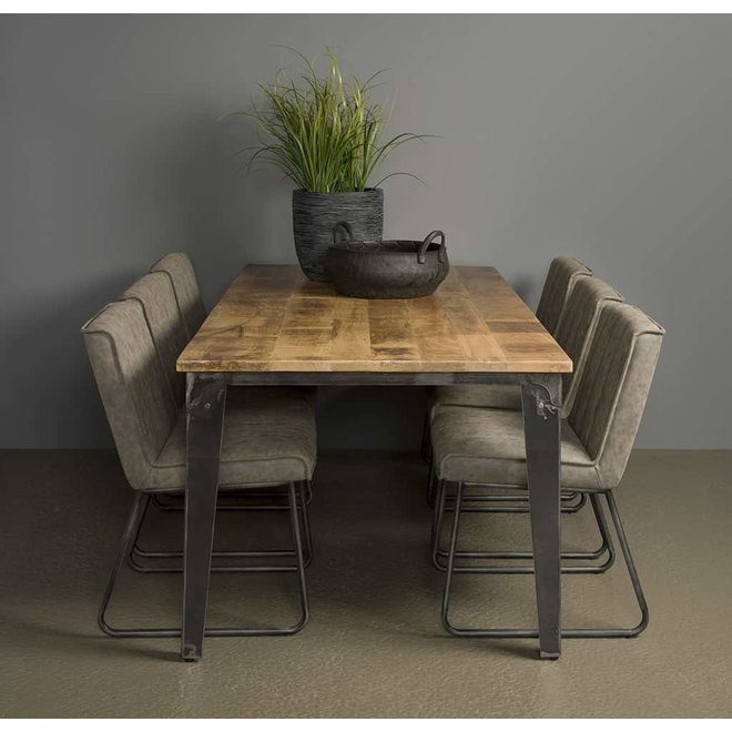 Basto - Dining Table 180x100 - Kdmango Rough Mat