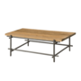 Pesaro Coffeetable 137frame Antracite - Front Recycled Teak