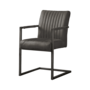 Eetkamerstoel Ferro Antraciet Met armleuning Textiel Fabric