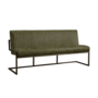 Ferro Bench 185 - Fabric Greenframe Metal