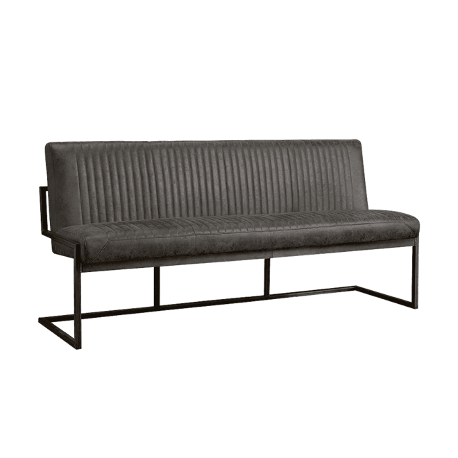 Ferro Bench 185 - Fabric Antraciteframe Metal