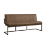 Ferro Bench 135 - Fabric Light Brown 1049frame Brown