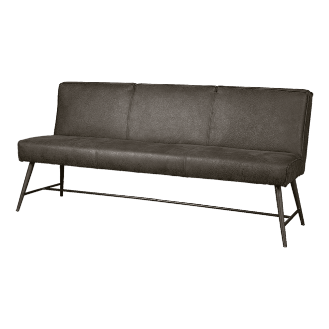 Belmonte Bench 185 - Fabric Cherokee 1 Greyframe Metal