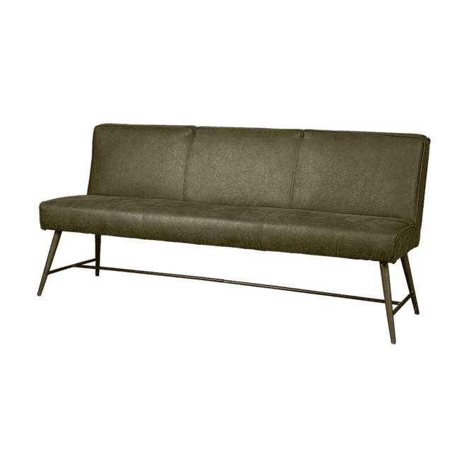 Belmonte Bench 155 - Fabric Cherokee 13 Greenframe Metal