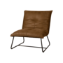 Seda Fauteuil - Fabric Cherokee 8 Cognacframe Metal