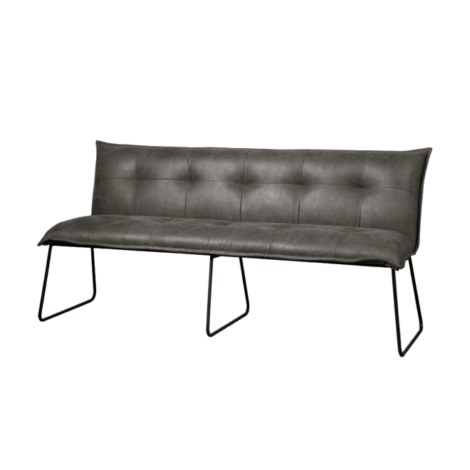 Seda Bench 155 - Fabric Cherokee 1 Greyframe Metal