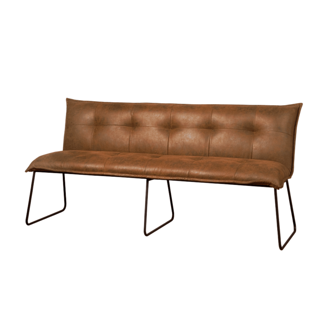 Seda Bench 155 - Fabric Cherokee 8 Cognacframe Metal