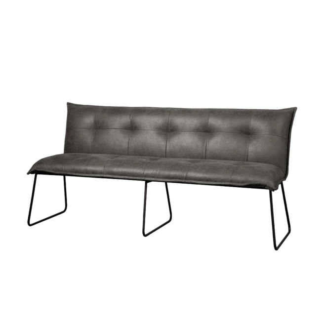 Seda Bench 185 - Fabric Cherokee 1 Greyframe Metal