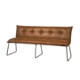 Seda Bench 185 - Fabric Cherokee 8 Cognacframe Metal