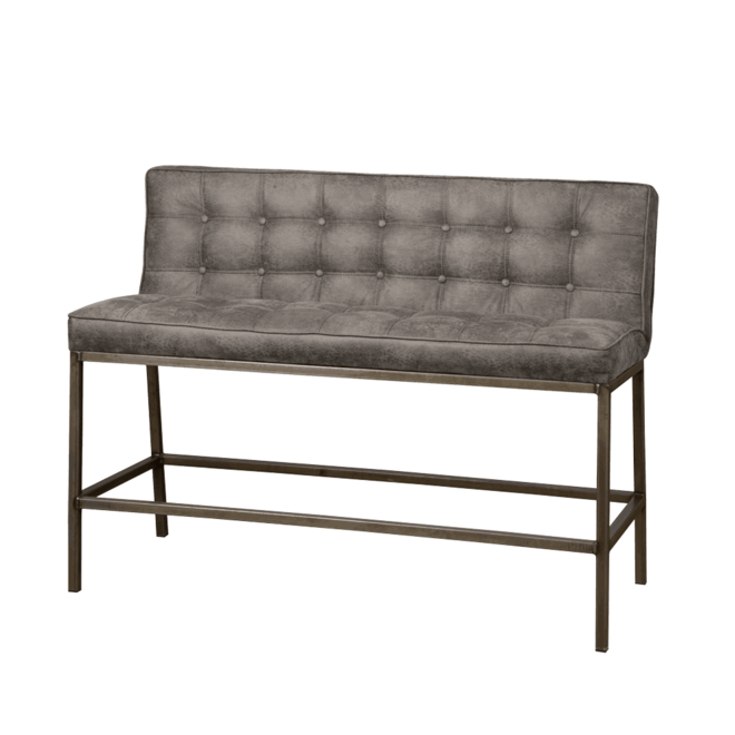 Vasco Bench 110 - Fabric Amazon 2 Greyframe Metal