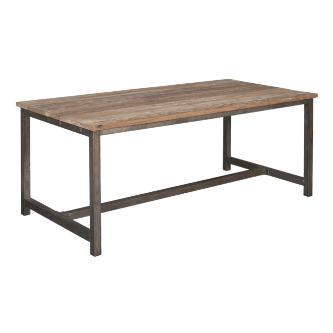 Veneti? Eettafel 180x100c 171 - Recycled Teak - White Wash