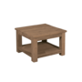 Genua Endtable 60x60 With Shelfc 151 Teak Natural With Black Wash