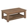 Genua Coffeetable 135x75 With Shelfc 151 Teak Natural With Black Wash