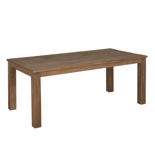 Genua Eettafel 140x80c 151 Teak Natural With Black Wash