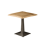 Bistro Tree-trunk Cafe Table 80x80x78 - Top 4acacia Solid Stain Free Protection