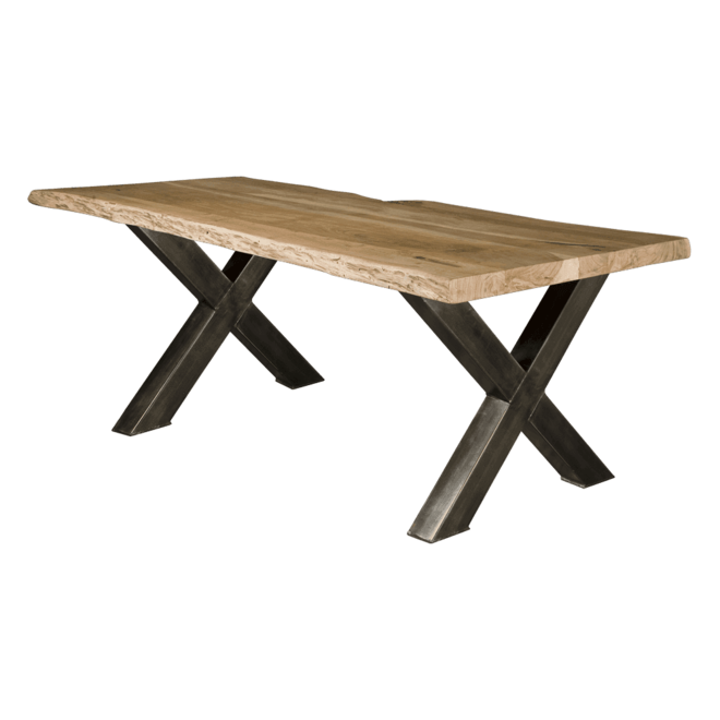 Xabia Tree-trunk Dining Table 220x100 - Top 6/3acacia Hollow Stain Free Protection