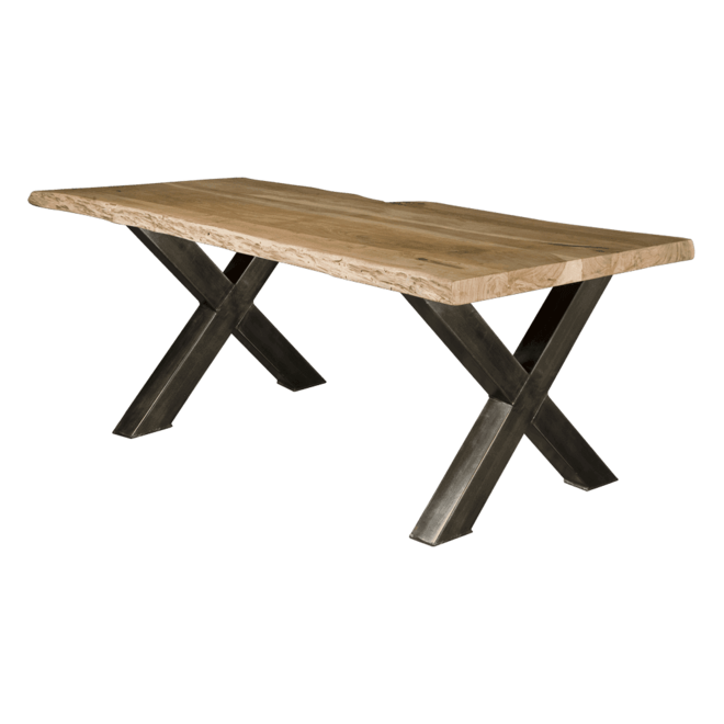 Xabia Tree-trunk Dining Table 240x100 - Top 6/3acacia Hollow Stain Free Protection