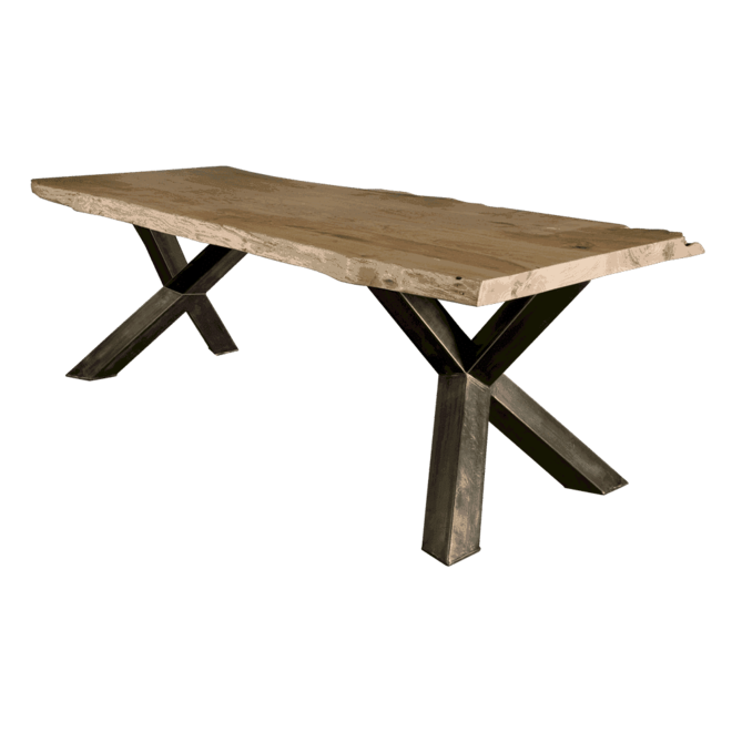 Yunta Tree-trunk Dining Table 220x100 - Top 6/3acacia Hollow Stain Free Protection