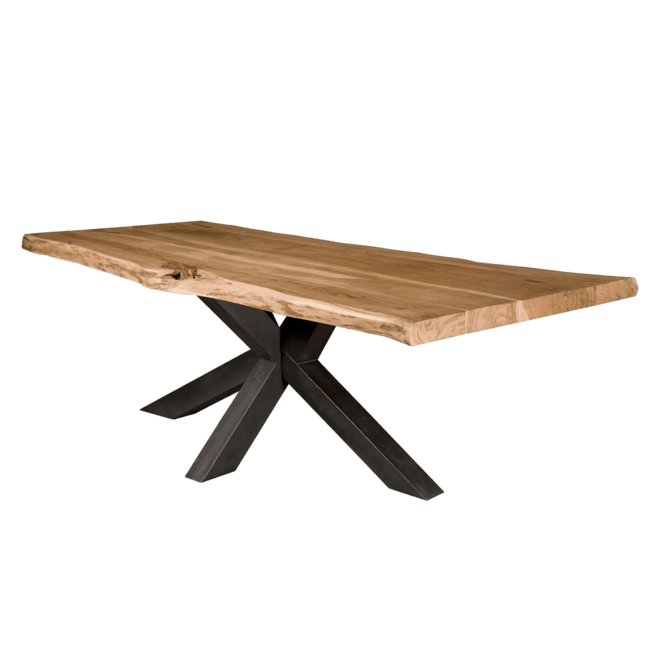 Soria Tree-trunk Dining Table 200x100 - Top 4acacia Solid Stain Free Protection