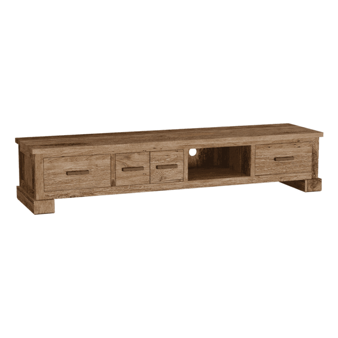 Lorenzo TV-meubel 4 Drws 200x50c134 Drift Wood
