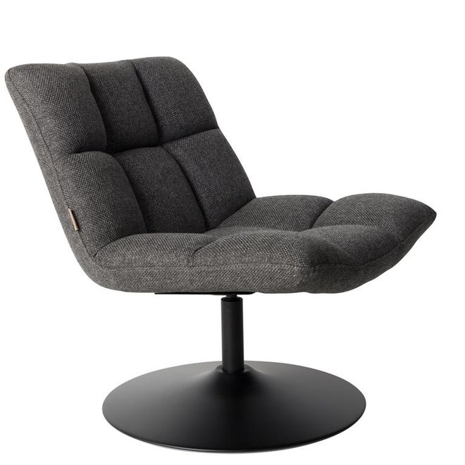 Dutchbone Bar Fauteuil Donkergrijs Textiel