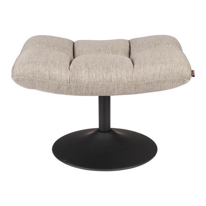 Dutchbone Bar Hocker Lichtgrijs Textiel