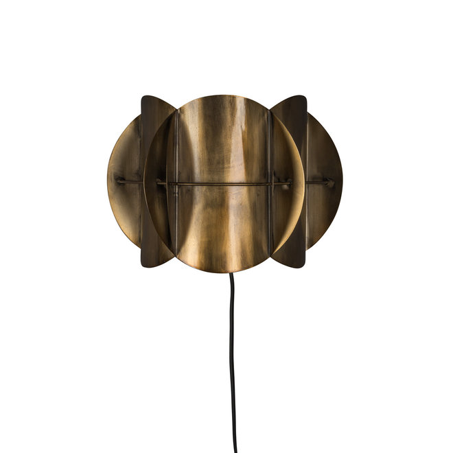 Wandlamp Corridor Antique Brass