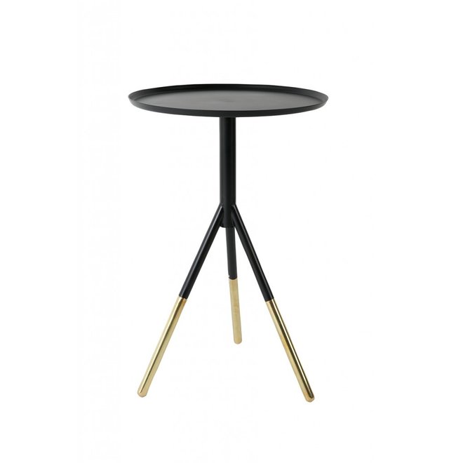 SideEettafel Elia - Zwart/brass