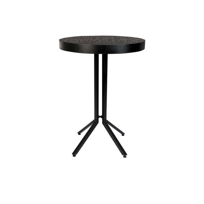 Bar Eettafel Maze Round - Zwart