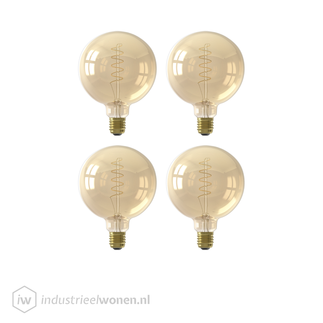 4x LED Lichtbol XL - Ø125mm - Dimbaar
