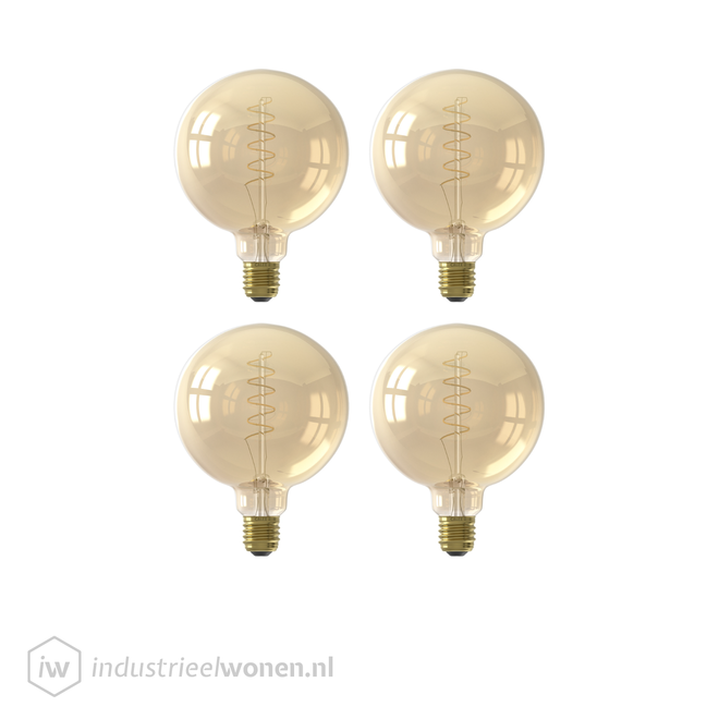 4x LED Lichtbol - Ø95mm - Dimbaar