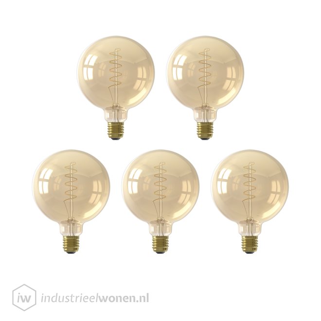 5x LED Lichtbol - Ø95mm - Dimbaar