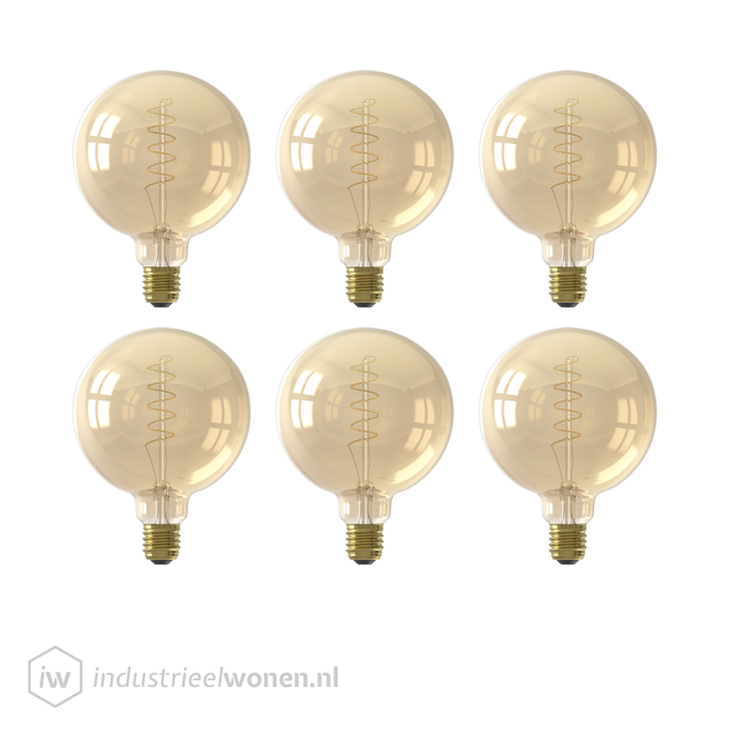 6x LED Lichtbol - Ø95mm - Dimbaar