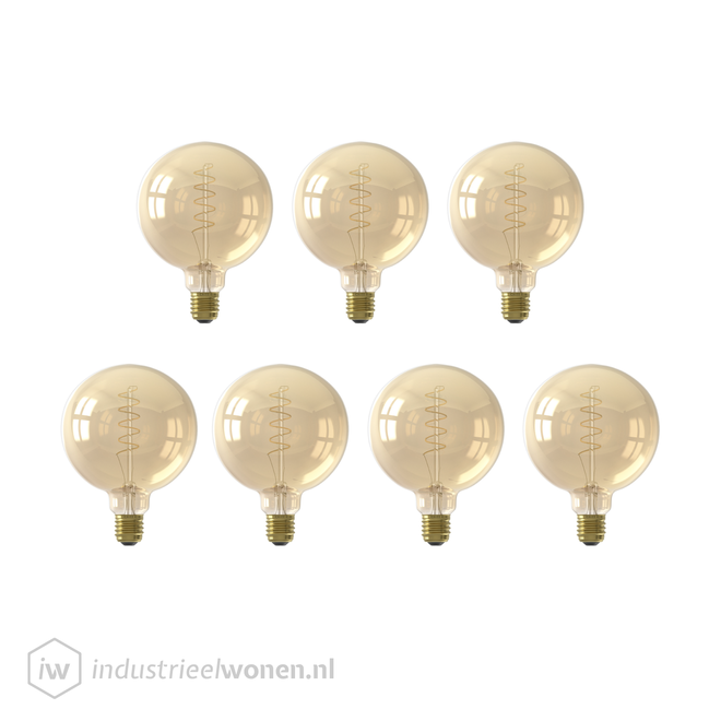 7x LED Lichtbol - Ø95mm - Dimbaar