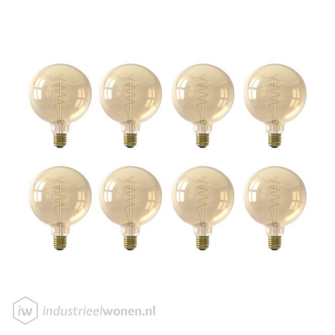 8x LED Lichtbol - Ø95mm - Dimbaar