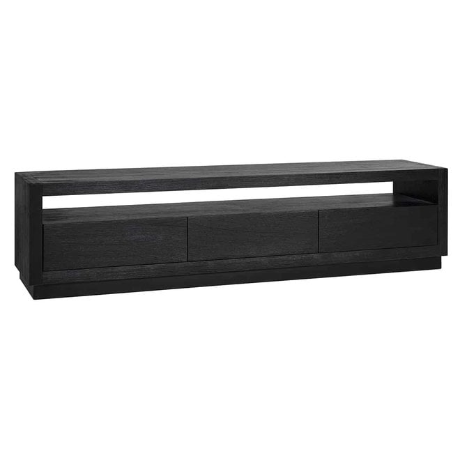 TV dressoir Oakura 3-laden (Zwart)