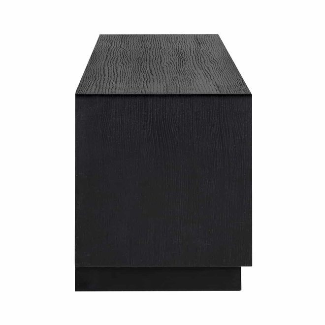 TV dressoir Oakura 3-laden (Zwart)