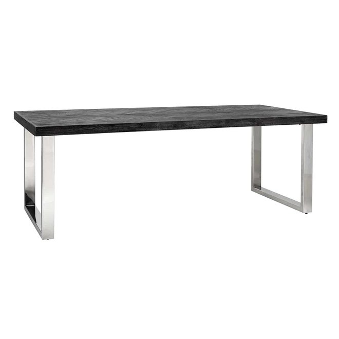 Eettafel Blackbone silver 220 (Zilver)