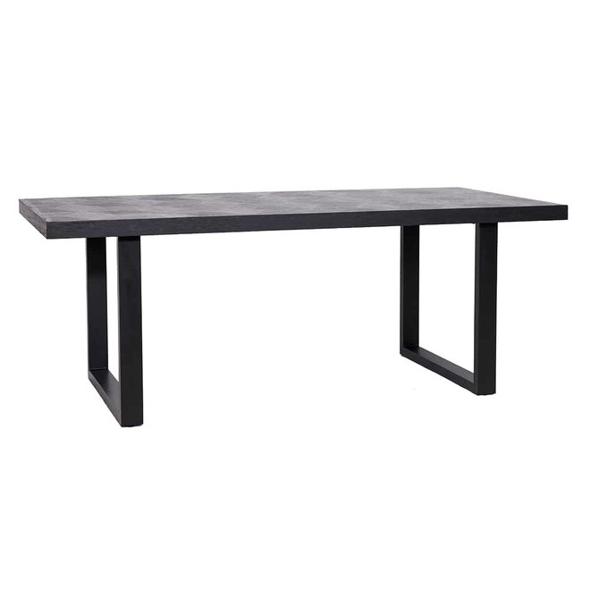 Eettafel Blax 200x100 (Zwart)