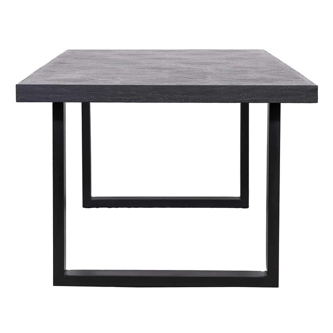 Eettafel Blax 200x100 (Zwart)