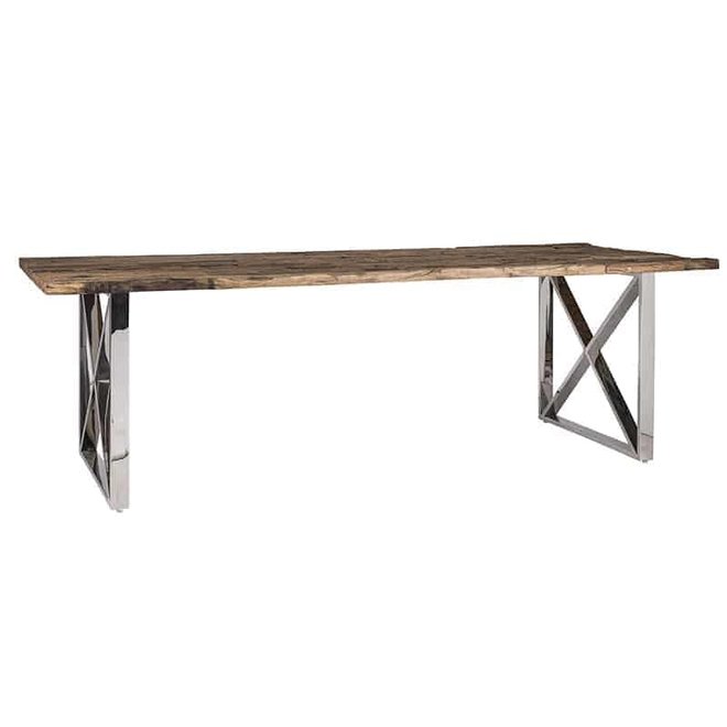 Eettafel Kensington 200x100 (Zilver)