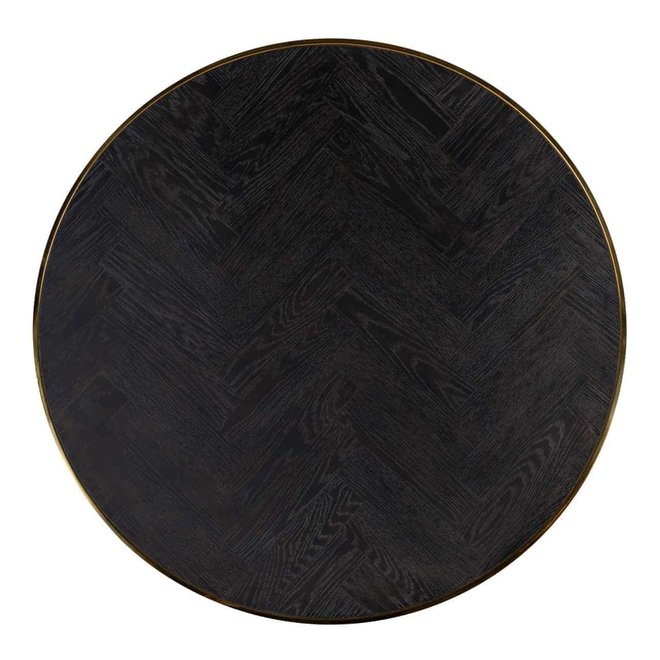 Salontafel Blackbone gold set van 2 rond (Goud)