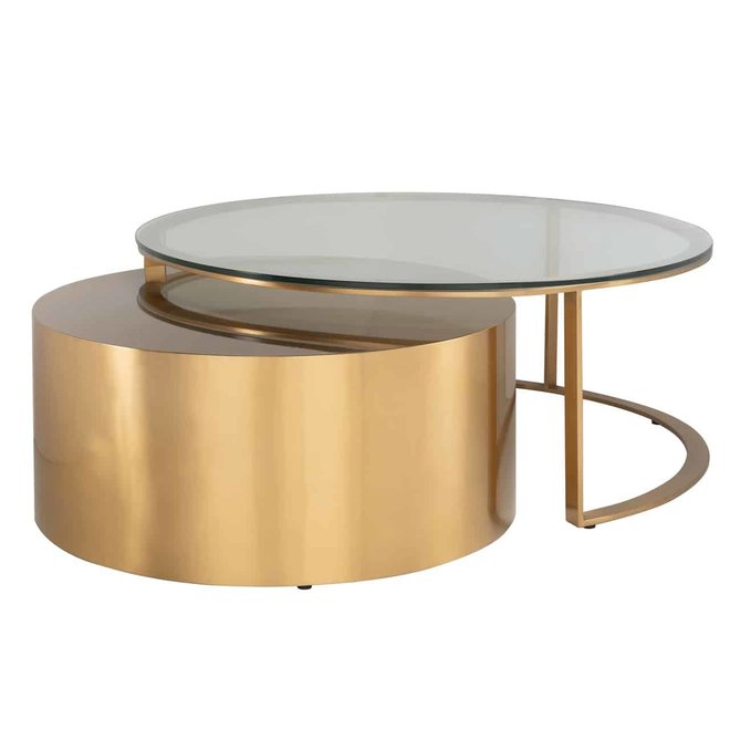 Salontafel Orlan set van 2 (Goud)