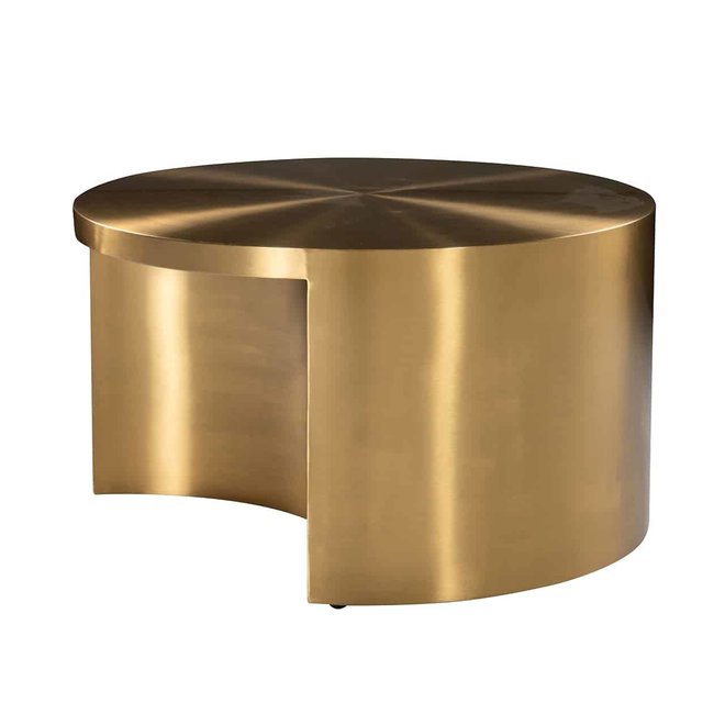 Salontafel Big &amp; Rich set van 2 brushed gold (Brushed Gold)