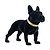 Dog Spike black (Zwart)